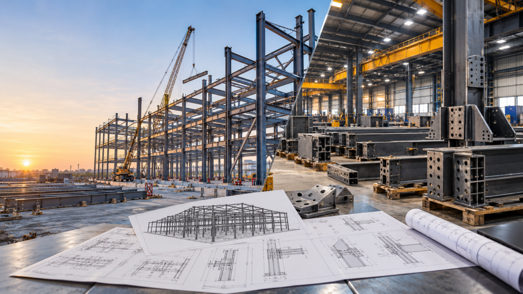 Structural steel shop drawings and erection drawings - Steel Detailing Services - Steel Detailing Company Structural steel shop drawings and erection drawings