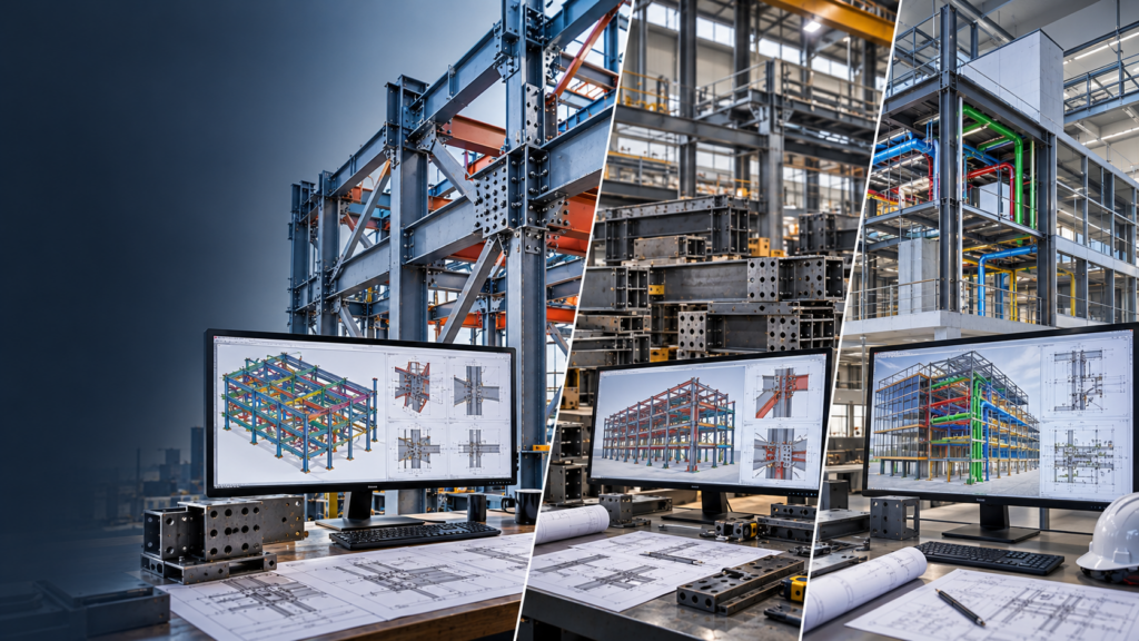 Tekla vs SDS2 vs Revit for Structural Steel Detailing - Steel Detailing Services - Steel Detailing Company Tekla vs SDS2 vs Revit for Structural Steel Detailing