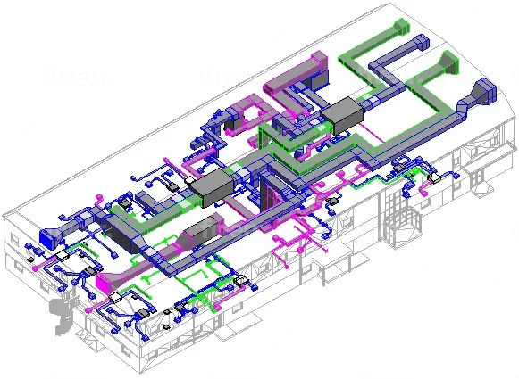 MEP BIM and Revit MEP modeling services for mechanical electrical and plumbing systems